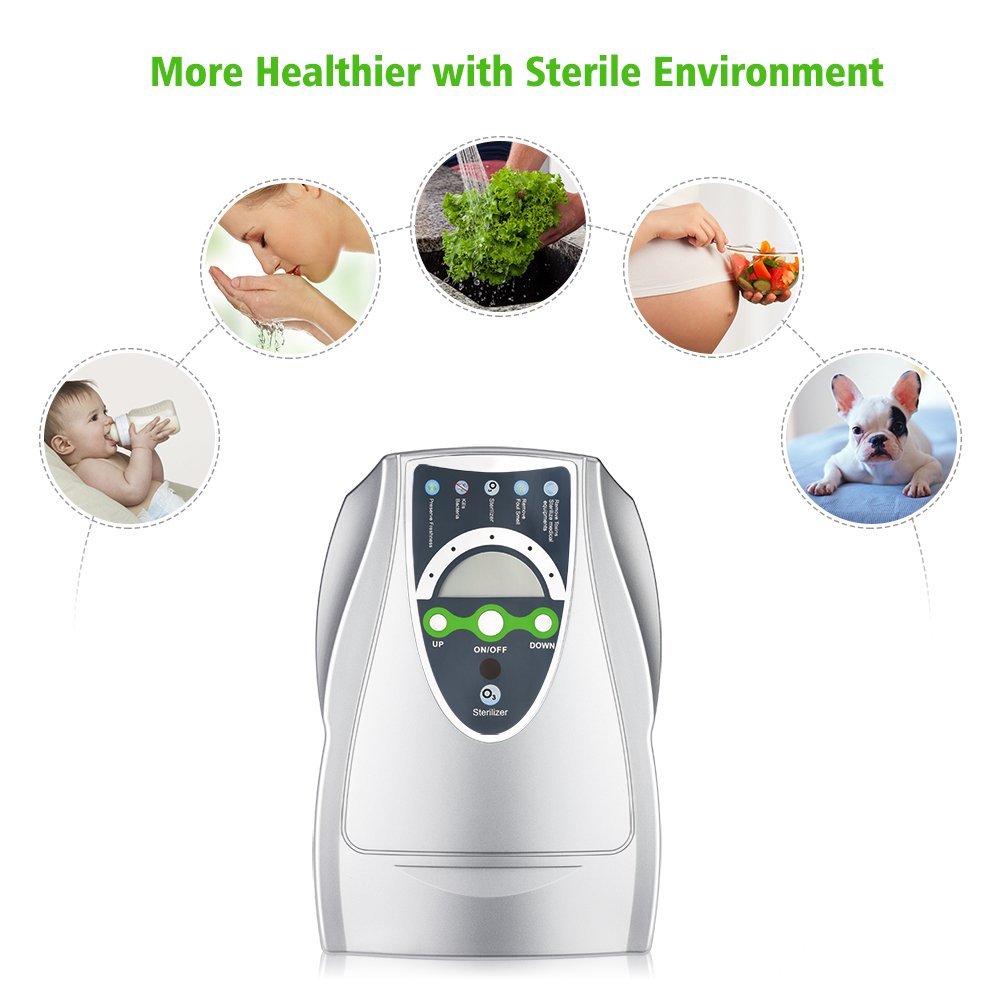 Wsta Portable Ozone Generator,Multipurpose Ozone Machine With Timer For Home,Room,Office,Hunting